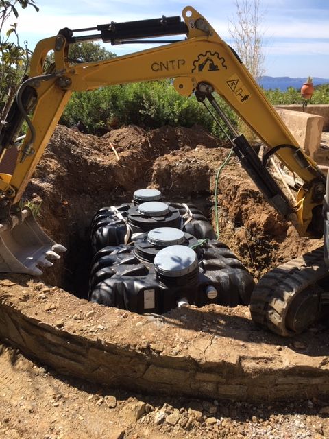 Assainissement Non Collectif, Actifiltre, Bormes les mimosas